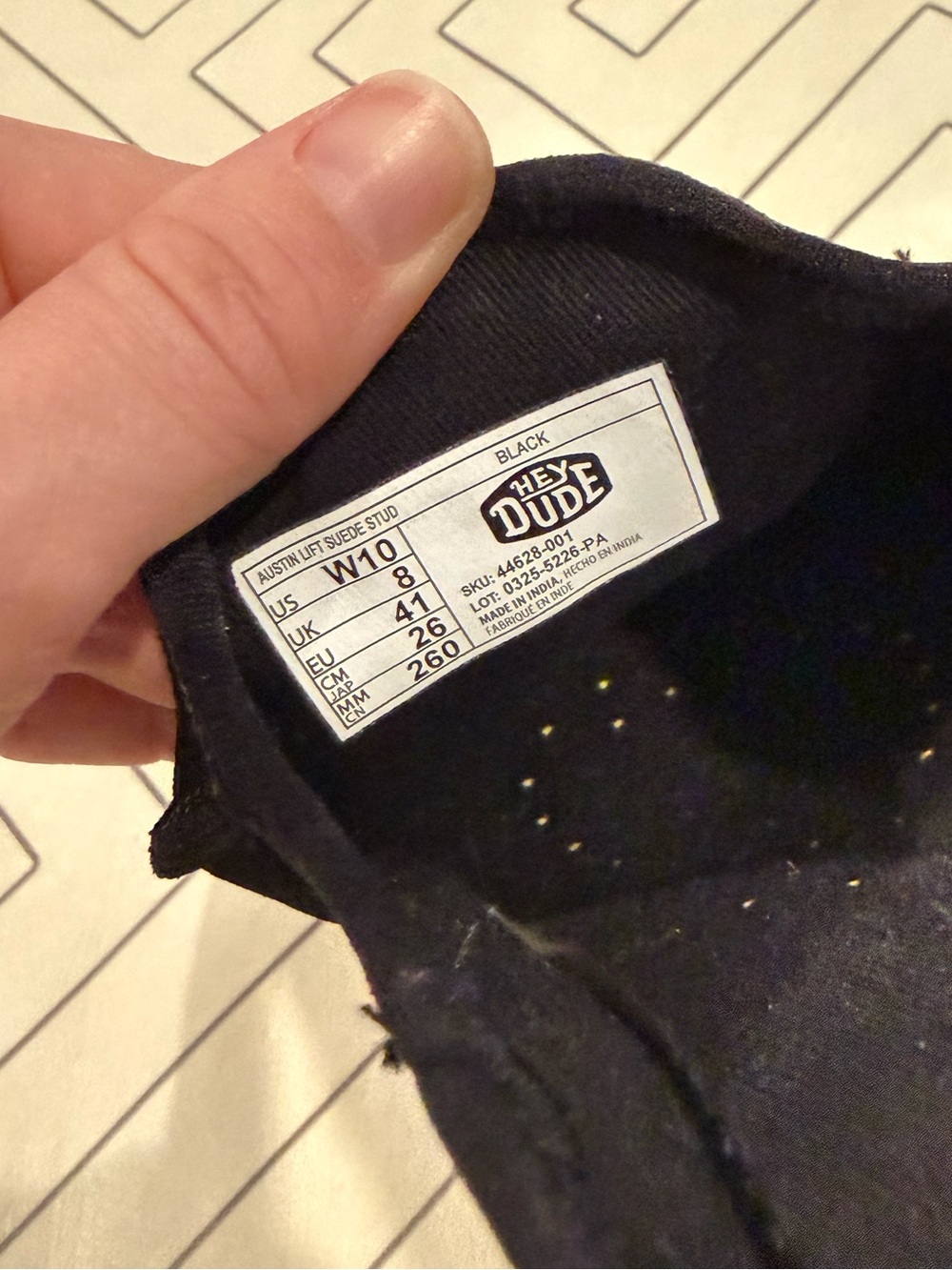 NWT Hey Dude Austin Lift Suede Stud Slip Ons - Picture 15 of 15